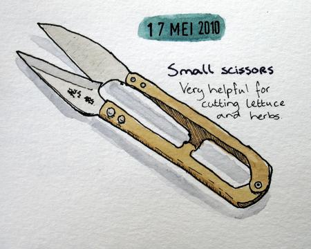 Small scissors.
